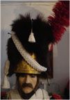 Bonnet à poils de Grenadiers à pieds de la Vieille Garde Impériale après 1810 Bonnet à poils de Grenadiers à pieds de la Vieille Garde Impériale après 1810