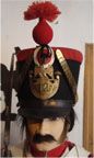 Shako 1810 fantaisie Grenadiers 12ème de Ligne Shako 1810 fantaisie Grenadiers 12ème de Ligne